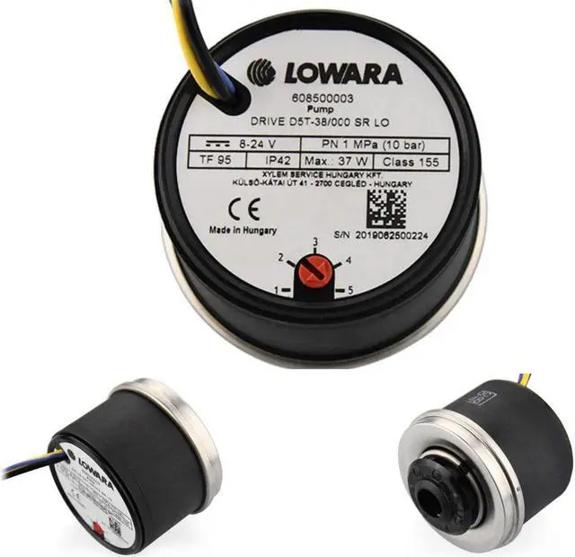 Alt view image 2 of 4 - Bykski CP-D5PB-X (Lowara) D5 Liquid Cooling 12V Manual Speed Controlled Pump Motor