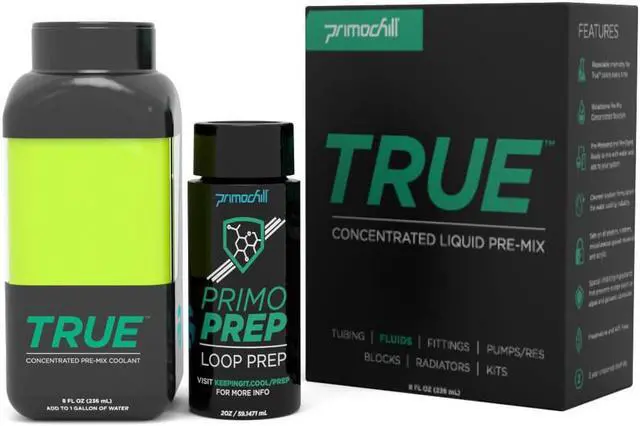 Alt view image 2 of 3 - PrimoChill True Opaque - Computer WaterCooling Coolant, Concentrate, Solid/Non-Transparent, Full Protection, PrimoPrep Included, Proudly Made in the USA (Yields a Gallon of Coolant)