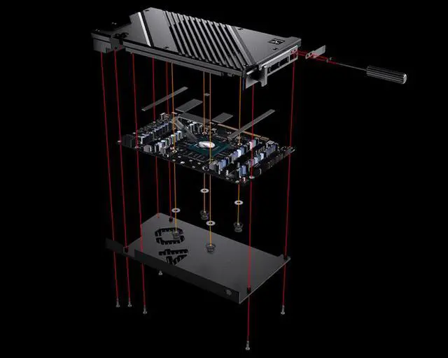 Alt view image 7 of 7 - Granzon Full Armor GPU Water Block and Backplate For Colorful iGame RTX 4080 16GB Ultra W OC (GBN-IG4080ULOC)