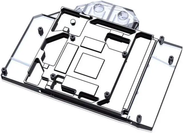 Alt view image 2 of 7 - Bykski Full Coverage GPU Water Block and Backplate For GALAX RTX 4070 Ti BOOMSTAR OC (N-GY4070TIXY-X)