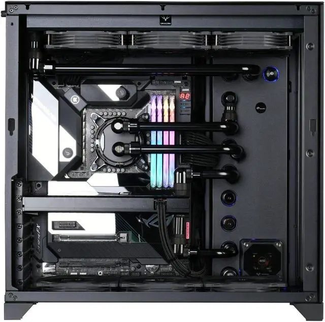 Alt view image 4 of 7 - Bykski 120 Universal Distro Plate Enhanced Protection with Full Armor PMMA w/ 5v Addressable RGB (RBW) - (RGV-DDC-X-TK120-K)