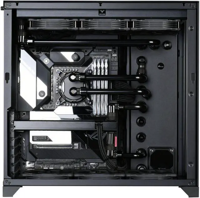 Alt view image 5 of 7 - Bykski 120 Universal Distro Plate Enhanced Protection with Full Armor PMMA w/ 5v Addressable RGB (RBW) - (RGV-DDC-X-TK120-K)