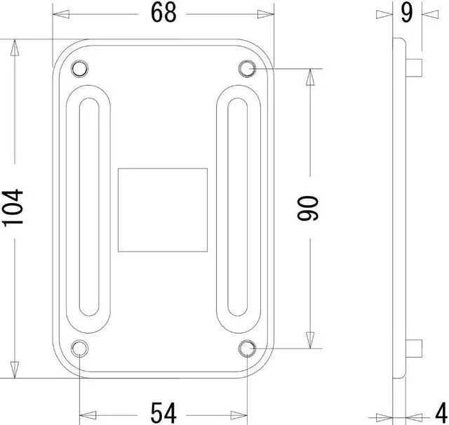 Alt view image 4 of 4 - Bykski Premium Backplate For AMD Ryzen CPUs - Socket AM4 Compatibility (B-AM4-BE-632)