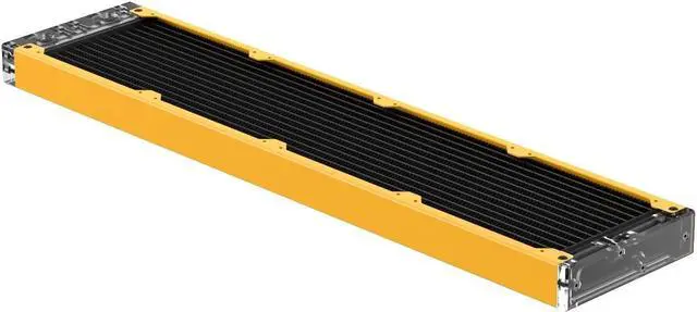 Alt view image 2 of 7 - PrimoChill 480SL (30mm) EXIMO Modular Radiator, Clear Acrylic, 4x120mm, Quad Fan (R-SL-A48) Available in 20+ Colors, Assembled in USA and Custom Watercooling Loop Ready