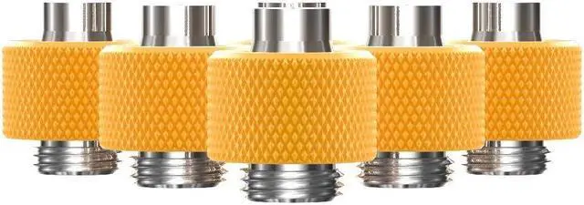 Alt view image 2 of 7 - PrimoChill SecureFit SX - Premium Compression Fitting For 3/8in ID x 1/2in OD Flexible Tubing 6 Pack (F-SFSX12-6) - Available in 20+ Colors, Custom Watercooling Loop Ready