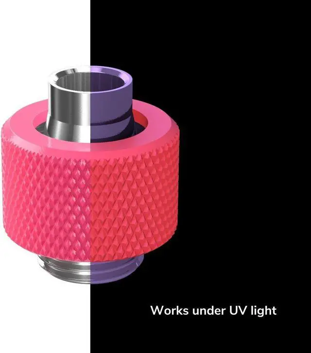 Alt view image 2 of 7 - PrimoChill SecureFit SX - Premium Compression Fitting For 3/8in ID x 1/2in OD Flexible Tubing (F-SFSX12) - Available in 20+ Colors, Custom Watercooling Loop Ready