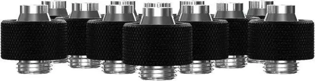 Alt view image 2 of 7 - PrimoChill SecureFit SX - Premium Compression Fitting For 3/8in ID x 5/8in OD Flexible Tubing 12 Pack (F-SFSX58-12) - Available in 20+ Colors, Custom Watercooling Loop Ready