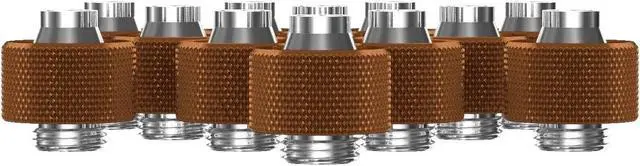 Alt view image 2 of 7 - PrimoChill SecureFit SX - Premium Compression Fitting For 3/8in ID x 5/8in OD Flexible Tubing 12 Pack (F-SFSX58-12) - Available in 20+ Colors, Custom Watercooling Loop Ready