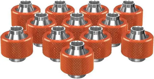 Main image of PrimoChill SecureFit SX - Premium Compression Fitting For 3/8in ID x 5/8in OD Flexible Tubing 12 Pack (F-SFSX58-12) - Available in 20+ Colors, Custom Watercooling Loop Ready