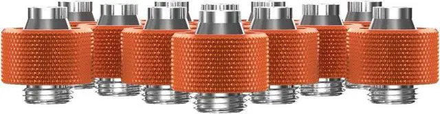 Alt view image 2 of 7 - PrimoChill SecureFit SX - Premium Compression Fitting For 3/8in ID x 5/8in OD Flexible Tubing 12 Pack (F-SFSX58-12) - Available in 20+ Colors, Custom Watercooling Loop Ready