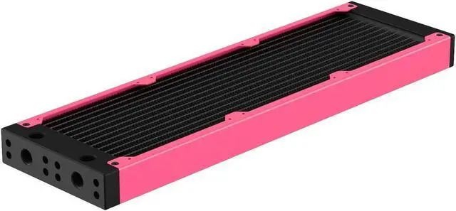 Main image of PrimoChill 360SL (30mm) EXIMO Modular Radiator, Black POM, 3x120mm, Triple Fan (R-SL-BK36) Available in 20+ Colors, Assembled in USA and Custom Watercooling Loop Ready
