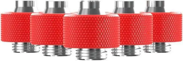 Alt view image 3 of 7 - PrimoChill SecureFit SX - Premium Compression Fitting For 7/16in ID x 5/8in OD Flexible Tubing 6 Pack (F-SFSX758-6) - Available in 20+ Colors, Custom Watercooling Loop Ready
