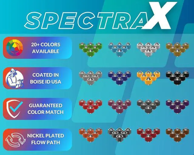 Alt view image 5 of 7 - PrimoChill SecureFit SX - Premium Compression Fitting For 7/16in ID x 5/8in OD Flexible Tubing 6 Pack (F-SFSX758-6) - Available in 20+ Colors, Custom Watercooling Loop Ready