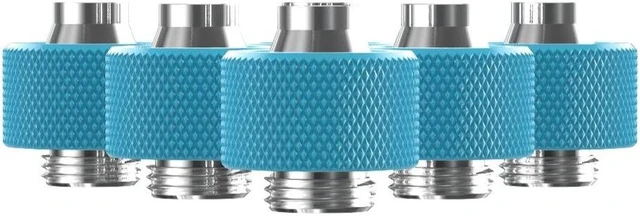 Alt view image 2 of 7 - PrimoChill SecureFit SX - Premium Compression Fitting For 7/16in ID x 5/8in OD Flexible Tubing 6 Pack (F-SFSX758-6) - Available in 20+ Colors, Custom Watercooling Loop Ready