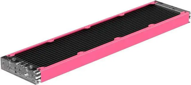 Main image of PrimoChill 480SL (30mm) EXIMO Modular Radiator, Clear Acrylic, 4x120mm, Quad Fan (R-SL-A48) Available in 20+ Colors, Assembled in USA and Custom Watercooling Loop Ready