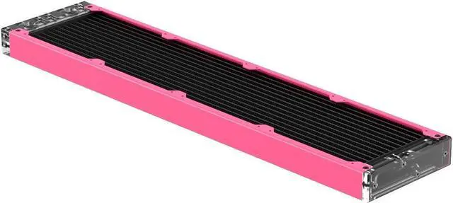 Alt view image 3 of 7 - PrimoChill 480SL (30mm) EXIMO Modular Radiator, Clear Acrylic, 4x120mm, Quad Fan (R-SL-A48) Available in 20+ Colors, Assembled in USA and Custom Watercooling Loop Ready