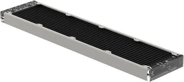 Alt view image 2 of 7 - PrimoChill 480SL (30mm) EXIMO Modular Radiator, Clear Acrylic, 4x120mm, Quad Fan (R-SL-A48) Available in 20+ Colors, Assembled in USA and Custom Watercooling Loop Ready