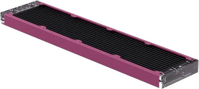 Alt view image 2 of 7 - PrimoChill 480SL (30mm) EXIMO Modular Radiator, Clear Acrylic, 4x120mm, Quad Fan (R-SL-A48) Available in 20+ Colors, Assembled in USA and Custom Watercooling Loop Ready