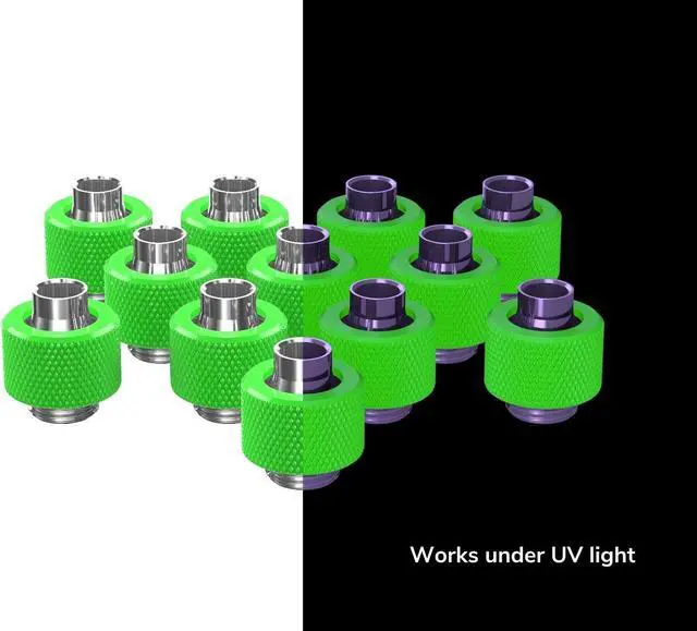Alt view image 2 of 7 - PrimoChill SecureFit SX - Premium Compression Fitting For 3/8in ID x 1/2in OD Flexible Tubing 12 Pack (F-SFSX12-12) - Available in 20+ Colors, Custom Watercooling Loop Ready