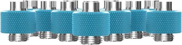 Alt view image 2 of 7 - PrimoChill SecureFit SX - Premium Compression Fitting For 3/8in ID x 1/2in OD Flexible Tubing 12 Pack (F-SFSX12-12) - Available in 20+ Colors, Custom Watercooling Loop Ready