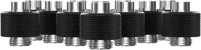 Alt view image 2 of 7 - PrimoChill SecureFit SX - Premium Compression Fitting For 3/8in ID x 1/2in OD Flexible Tubing 12 Pack (F-SFSX12-12) - Available in 20+ Colors, Custom Watercooling Loop Ready