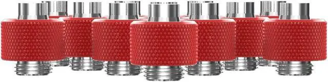 Alt view image 2 of 7 - PrimoChill SecureFit SX - Premium Compression Fitting For 3/8in ID x 1/2in OD Flexible Tubing 12 Pack (F-SFSX12-12) - Available in 20+ Colors, Custom Watercooling Loop Ready