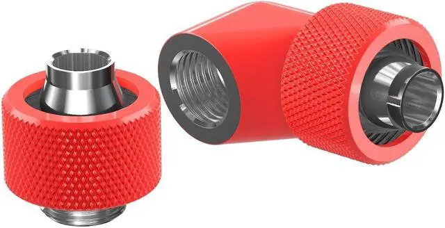 Alt view image 4 of 6 - PrimoChill SecureFit SX - Premium 90 Degree Compression Fitting Set For 7/16in ID x 5/8in OD Flexible Tubing (F-SFSX75890) - Available in 20+ Colors, Custom Watercooling Loop Ready
