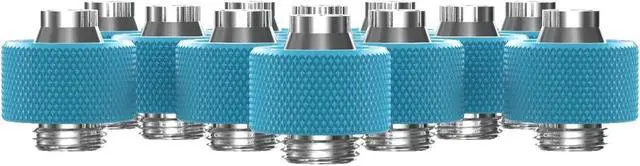 Alt view image 2 of 7 - PrimoChill SecureFit SX - Premium Compression Fitting For 7/16in ID x 5/8in OD Flexible Tubing 12 Pack (F-SFSX758-12) - Available in 20+ Colors, Custom Watercooling Loop Ready