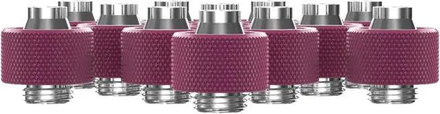 Alt view image 2 of 6 - PrimoChill SecureFit SX - Premium Compression Fitting For 7/16in ID x 5/8in OD Flexible Tubing 12 Pack (F-SFSX758-12) - Available in 20+ Colors, Custom Watercooling Loop Ready