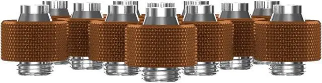 Alt view image 2 of 7 - PrimoChill SecureFit SX - Premium Compression Fitting For 7/16in ID x 5/8in OD Flexible Tubing 12 Pack (F-SFSX758-12) - Available in 20+ Colors, Custom Watercooling Loop Ready