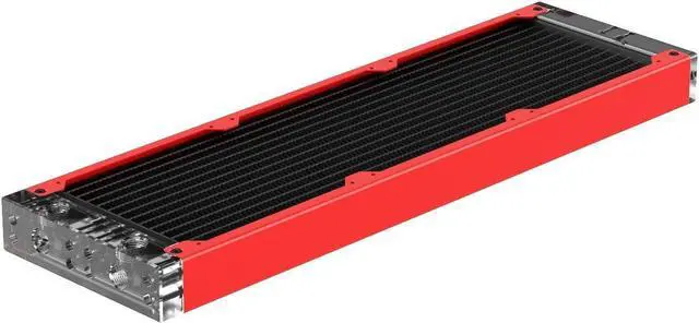 Main image of PrimoChill 360SL (30mm) EXIMO Modular Radiator, Clear Acrylic, 3x120mm, Triple Fan (R-SL-A36) Available in 20+ Colors, Assembled in USA and Custom Watercooling Loop Ready