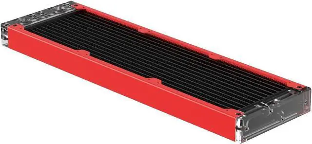 Alt view image 3 of 7 - PrimoChill 360SL (30mm) EXIMO Modular Radiator, Clear Acrylic, 3x120mm, Triple Fan (R-SL-A36) Available in 20+ Colors, Assembled in USA and Custom Watercooling Loop Ready