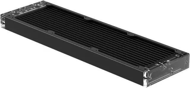 Alt view image 2 of 7 - PrimoChill 360SL (30mm) EXIMO Modular Radiator, Clear Acrylic, 3x120mm, Triple Fan (R-SL-A36) Available in 20+ Colors, Assembled in USA and Custom Watercooling Loop Ready