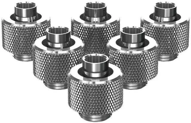 Main image of PrimoChill SecureFit SX - Premium Compression Fitting For 3/8in ID x 1/2in OD Flexible Tubing 6 Pack (F-SFSX12-6) - Available in 20+ Colors, Custom Watercooling Loop Ready