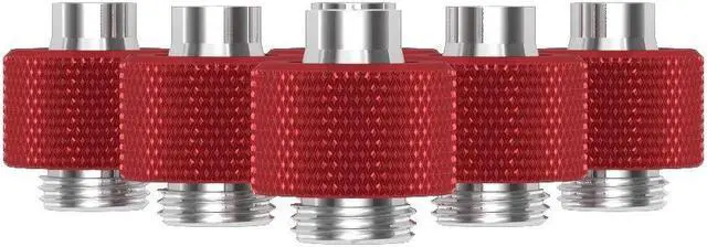 Alt view image 2 of 7 - PrimoChill SecureFit SX - Premium Compression Fitting For 3/8in ID x 1/2in OD Flexible Tubing 6 Pack (F-SFSX12-6) - Available in 20+ Colors, Custom Watercooling Loop Ready