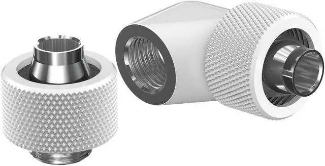 Alt view image 3 of 5 - PrimoChill SecureFit SX - Premium 90 Degree Compression Fitting Set For 3/8in ID x 5/8in OD Flexible Tubing (F-SFSX5890) - Available in 20+ Colors, Custom Watercooling Loop Ready