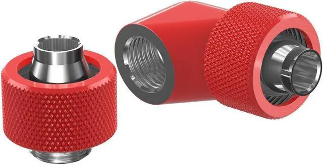 Alt view image 3 of 5 - PrimoChill SecureFit SX - Premium 90 Degree Compression Fitting Set For 3/8in ID x 5/8in OD Flexible Tubing (F-SFSX5890) - Available in 20+ Colors, Custom Watercooling Loop Ready