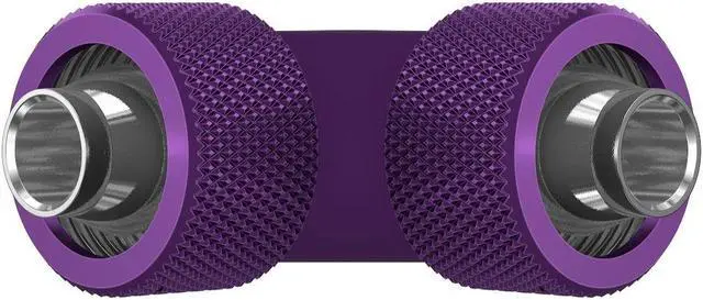 Alt view image 2 of 5 - PrimoChill SecureFit SX - Premium 90 Degree Compression Fitting Set For 3/8in ID x 5/8in OD Flexible Tubing (F-SFSX5890) - Available in 20+ Colors, Custom Watercooling Loop Ready