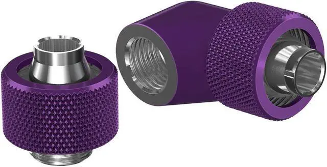 Alt view image 4 of 5 - PrimoChill SecureFit SX - Premium 90 Degree Compression Fitting Set For 3/8in ID x 5/8in OD Flexible Tubing (F-SFSX5890) - Available in 20+ Colors, Custom Watercooling Loop Ready
