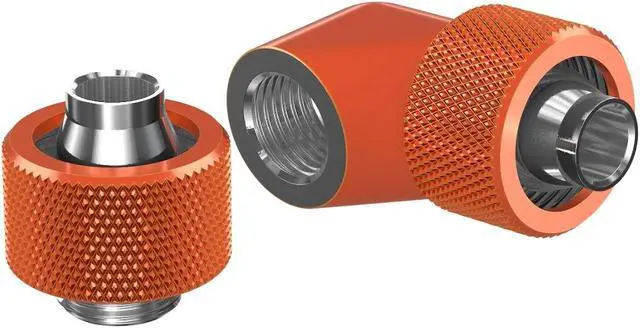 Alt view image 3 of 5 - PrimoChill SecureFit SX - Premium 90 Degree Compression Fitting Set For 3/8in ID x 5/8in OD Flexible Tubing (F-SFSX5890) - Available in 20+ Colors, Custom Watercooling Loop Ready