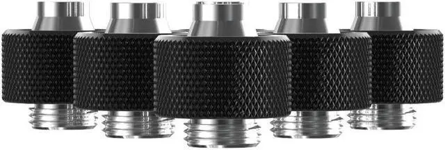 Alt view image 2 of 7 - PrimoChill SecureFit SX - Premium Compression Fitting For 3/8in ID x 5/8in OD Flexible Tubing 6 Pack (F-SFSX58-6) - Available in 20+ Colors, Custom Watercooling Loop Ready