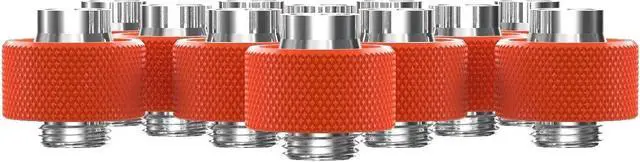 Alt view image 3 of 7 - PrimoChill SecureFit SX - Premium Compression Fittings 12 Pack - For 1/2in ID x 3/4in OD Flexible Tubing (F-SFSX34-12) - Available in 20+ Colors, Custom Watercooling Loop Ready