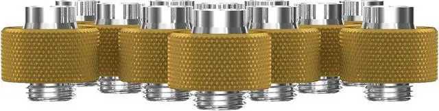 Alt view image 2 of 7 - PrimoChill SecureFit SX - Premium Compression Fittings 12 Pack - For 1/2in ID x 3/4in OD Flexible Tubing (F-SFSX34-12) - Available in 20+ Colors, Custom Watercooling Loop Ready