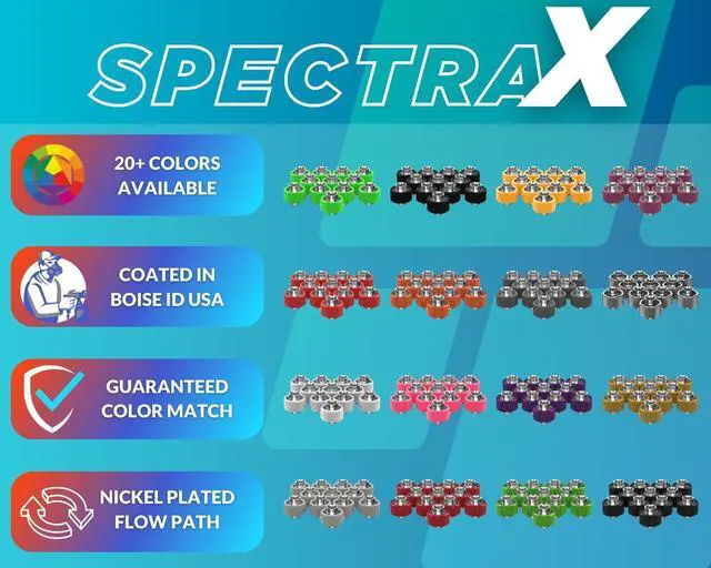 Alt view image 4 of 7 - PrimoChill SecureFit SX - Premium Compression Fittings 12 Pack - For 1/2in ID x 3/4in OD Flexible Tubing (F-SFSX34-12) - Available in 20+ Colors, Custom Watercooling Loop Ready