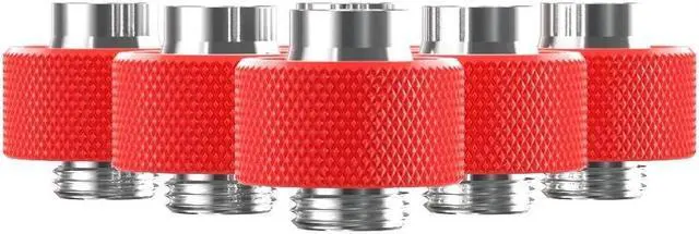 Alt view image 3 of 7 - PrimoChill SecureFit SX - Premium Compression Fittings 6 Pack - For 1/2in ID x 3/4in OD Flexible Tubing (F-SFSX34-6) - Available in 20+ Colors, Custom Watercooling Loop Ready