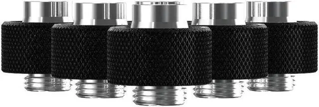 Alt view image 2 of 7 - PrimoChill SecureFit SX - Premium Compression Fittings 6 Pack - For 1/2in ID x 3/4in OD Flexible Tubing (F-SFSX34-6) - Available in 20+ Colors, Custom Watercooling Loop Ready