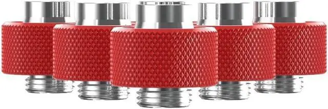 Alt view image 2 of 7 - PrimoChill SecureFit SX - Premium Compression Fittings 6 Pack - For 1/2in ID x 3/4in OD Flexible Tubing (F-SFSX34-6) - Available in 20+ Colors, Custom Watercooling Loop Ready