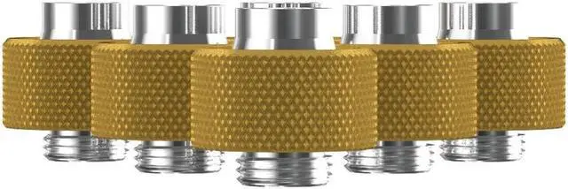 Alt view image 2 of 7 - PrimoChill SecureFit SX - Premium Compression Fittings 6 Pack - For 1/2in ID x 3/4in OD Flexible Tubing (F-SFSX34-6) - Available in 20+ Colors, Custom Watercooling Loop Ready