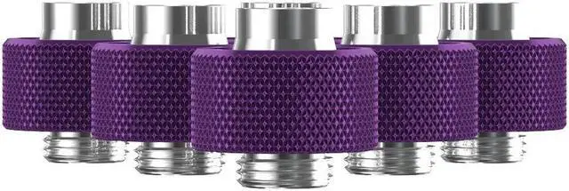 Alt view image 2 of 7 - PrimoChill SecureFit SX - Premium Compression Fittings 6 Pack - For 1/2in ID x 3/4in OD Flexible Tubing (F-SFSX34-6) - Available in 20+ Colors, Custom Watercooling Loop Ready