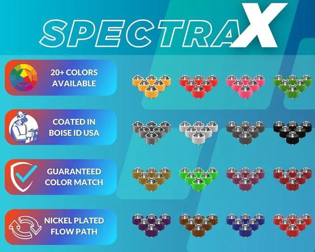 Alt view image 4 of 7 - PrimoChill SecureFit SX - Premium Compression Fittings 6 Pack - For 1/2in ID x 3/4in OD Flexible Tubing (F-SFSX34-6) - Available in 20+ Colors, Custom Watercooling Loop Ready